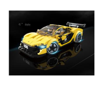 China Hot Selling Building Blocks Toy 366pcs Car Toy Building Blocks Sports Racing Car Vehicle Building Blocks Toys For Children for sale