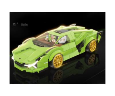 China Compatible Building Toy 368PCS ABS Plastic Racing Car Toys Educational Legoi DIY Building Block For Children for sale