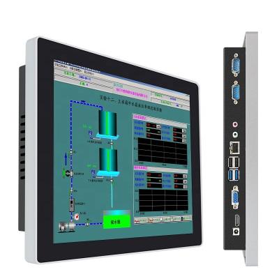 China All Industrial / Business 12.1 Inch HMI Touch Screen In One Desktop PC Touch Counting Monitor for sale