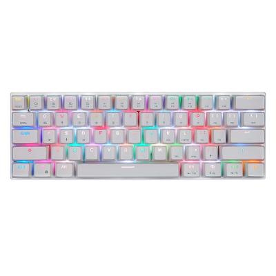 China Professional 61/62 Keys Full Anti-Ghosting Wholesale Mechanical Keys Mini BT RF Mechanical Keyboard for sale