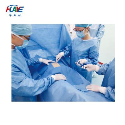 China SMS Green Color Anti-Bacteria Blue Non Woven Fabric For Surgical Gown for sale