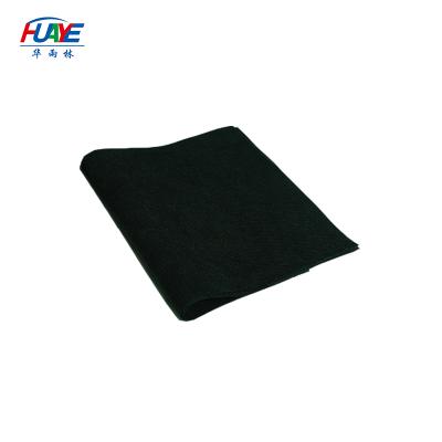 China Waterproof Huaye 1.5m Black Non Woven Woven Fabric For Mask Spunbond Fabric for sale