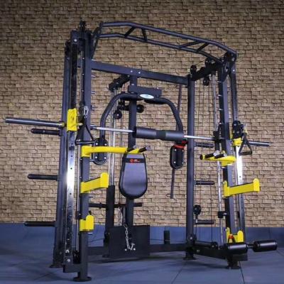 China Multi Functional Cage Smith Universal Fitness Equipment Hot Sale Gym Cable Crossover Power Machine for sale