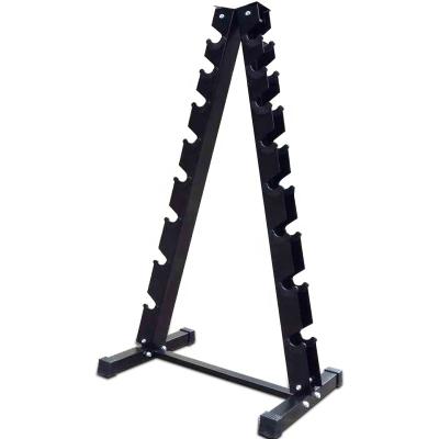 China Modern professional vertical dumbbell rack for bodybuilding for sale