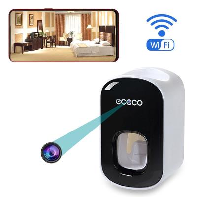 China Wireless Version 1080P HD Mini Camera Automatic Toothpaste Squeezer WiFi Night Vision IP VCR Home Security Cam for sale