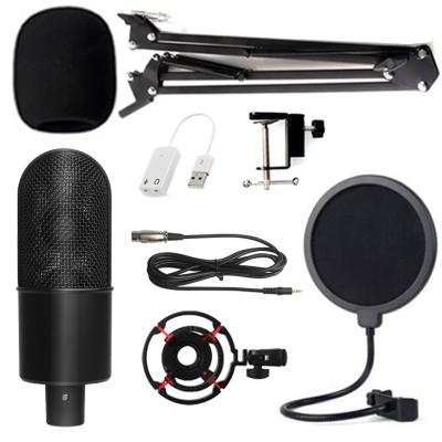 China Studio Condenser Microphone K20 USB Studio Microphone Kit MIC Kit Professional Condenser Recording Studio Equipment Broadcasting Sound Recording for sale