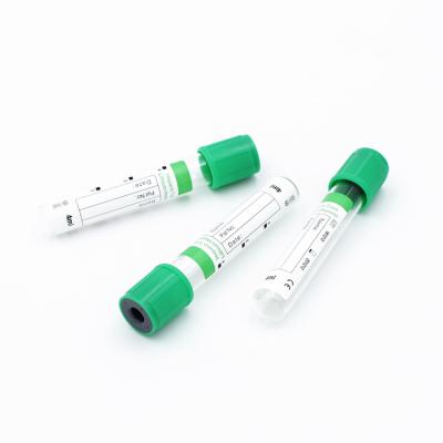 Cina Hospital Use Medical 1ML,2ML,3ML,6ML-10 ML Professional Heparin Tube for Clinical Plasma and Blood Collection System in vendita