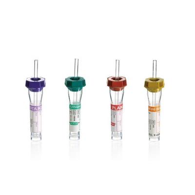 Cina Medical Disposable purple green red yellow cap Vaccum/Non-Vacuum Glass/Plastic EDTA Vacutainer Blood Collection Tube in vendita