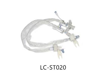 China 300mm / 600mm Length Closed Sputum Suction Tube PC / PVC / Medical Silicone Material for sale