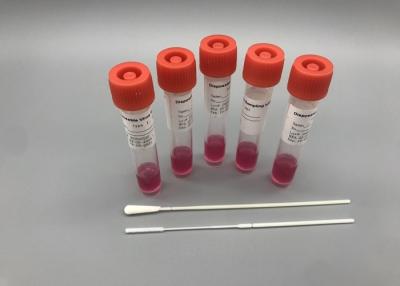 Chine Virus jetable nasal en nylon assemblé de l'écouvillon VTM de gorge prélevant des kits à vendre