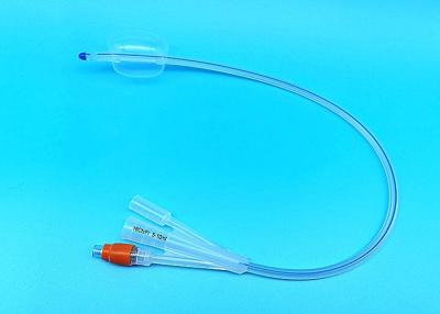 China 3 Catheter van Foley van het manierlatex de Vrije met Ballon, Foley-Materiaal het Met drie richtingen van het Cathetersilicone Te koop