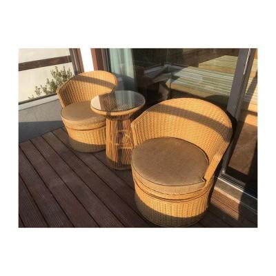 China Modern Factory Made Villa Single Person Sofa Lounge Cane Bamboo Rattan Outdoor Chair for sale