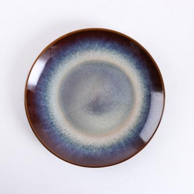 China Viable Reactive Luster Ceramic Dinnerware Dish for sale