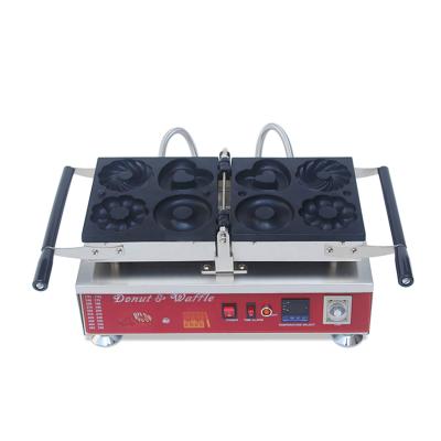 China High Efficiency Commercial Donut Making Machine Heart Shape Donut Machine Electric Waffle Donut Maker for sale