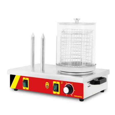 China New Designed Commercial Electric Power Food Warmer Hot Dog Display Steamer for sale