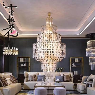 China Luxury Hotel Modern Handmade Chandelier Ceiling Catenary Pendant Light for sale