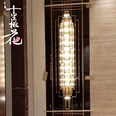 China Modern Indoor Crystal Chandeliers Luxury Wall Light Pendant Lights for sale