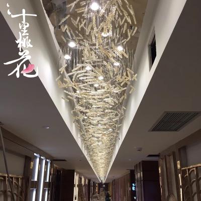 China Modern Luxury Hanging Pendant Lamp Ceiling Lighting Led Noble Home Decor Popular Art Glass Chandelier for sale