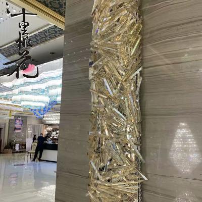 China Modern Indoor Crystal Chandeliers Luxury Wall Light Pendant Lights for sale