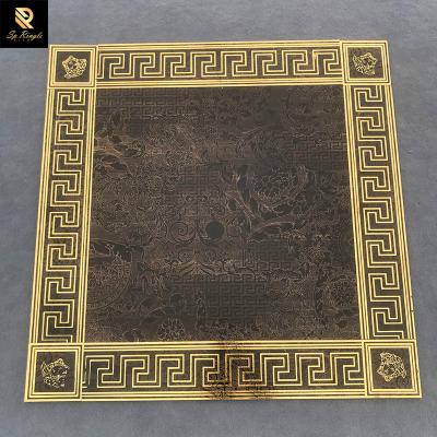 China CLASSIC Spanish Home Flooring Matte Antique Bedroom Wall Patterns Decor Springletile Wood Ceramic Tiles for sale