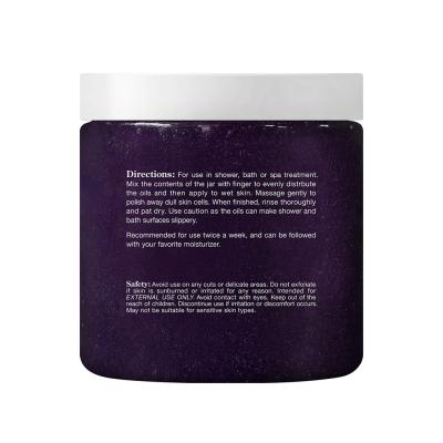 China Exfoliator Body Cellulites High Quality Care Products Anti Exfoliating Shea Butter Lavender Scrub Body Face Hand Foot for sale