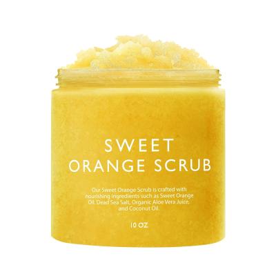 China Custom Exfoliator Body Care Maker Sweet Orange Turmeric Coffee Strawberry Vanilla Rose Exfoliating Cubes Body Scrub for sale