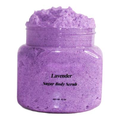 China Custom Himalayan Fruit Exfoliator Plant Lavender Coffee Coconut Milk Blueberry Sweet Orange Fruit Exfoliating Body Scrub Set for sale