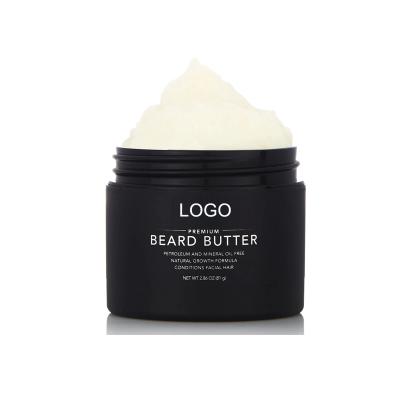 China Moisturize Men Beard Care Private Label Shea Butter Natural Coconut Oil Soothing Beard Irritant Styling Butter for sale