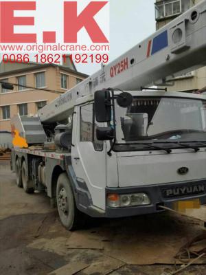 China ZOOMLION hydraulic truck mobile crane construction equipment jib crane boom crane( QY25H) for sale