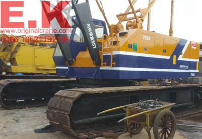 China 50ton Japanese kobelco crawler crane track crane (7055) for sale