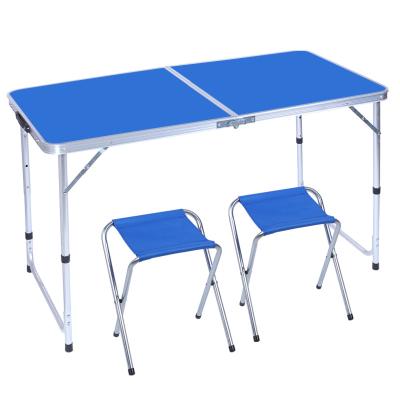 China Wholesale Chair Easy Carry Portable Outdoor Foldable Table Dining BBQ Picnic Camping Folding Table For Events for sale