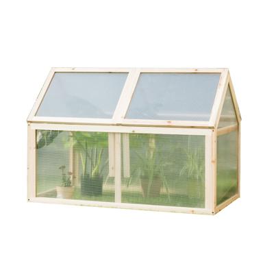 China Outdoor Innovative Solar Products Furniture Glass Mini Glass Easily Assembled Greenhouses for sale