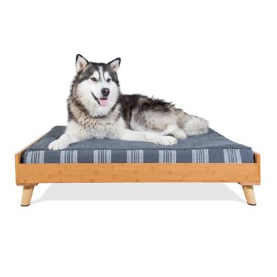 China Breathable Modern Pet Accessories Elevated Memory Foam Luxury Pet Furniture Dog Beds for sale