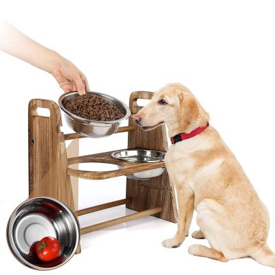 China Durable Warm Environmental Friendly Products Dog Feeder Wooden Dog Feeder for sale