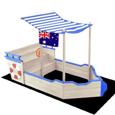 China Factory price durable easy to use wooden sandbox interactive sandbox for sale