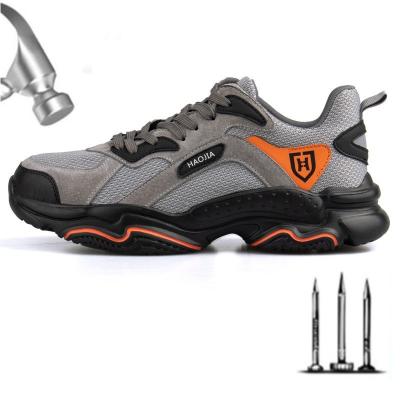 China Best Selling High Quality Cheap Size 48 Big Toe Rubber Steel Men's Fashionable Safety Sports Work Safety Shoes Men's Steel Toe Shoes for sale