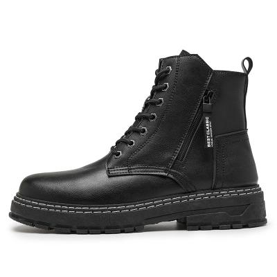 China Autumn and winter waterproof high-top boots, men's machining boots, fashionable men's boots for sale