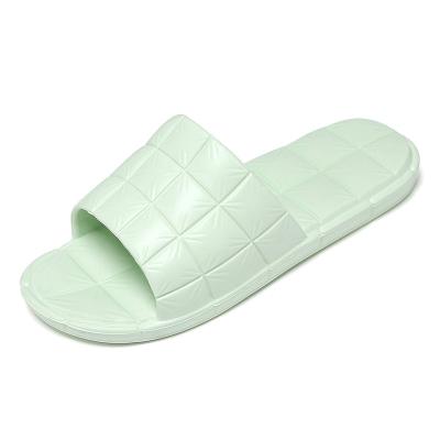 China Cheap home indoor slippers couple slippers men and women fashion trend lattice slippers lightweight non-slip women for sale