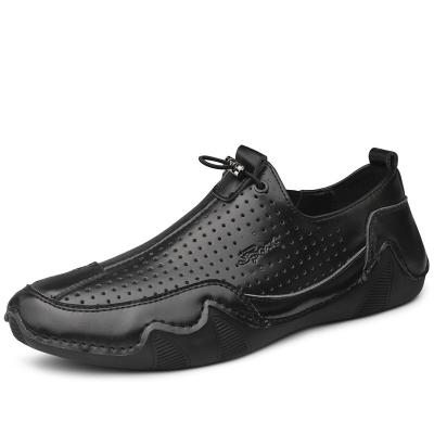 China 2021 New Men's Cavity Training Breathable Leather Shoes, Slip Resistant, Fashionable, Lightweight, Breathable, All Kinds of Doudou Shoes for sale