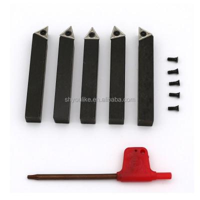 China Metric Metal Indexable Lathe Cnc Lathe Cutter Tools 5PCS/7pcs /9pcs Carbide Tools CNC Turning Cutting Tool Set For Sale for sale