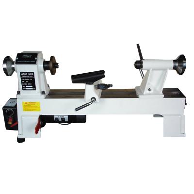 China Garment Shops MC1218VD Digital Display Mini Variable Speed ​​Bench Woodworking Lathe Machine for sale