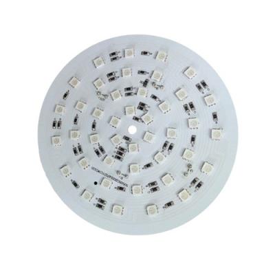 China Ultra High Light Electronics Device Round Circuit Board Led Module Customized PCB LED PCBA for sale