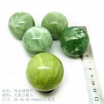 China Natural xiuyan divination or Europe nephrite jade sphere and ball decoration gift for wholesale for sale