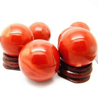 China Natural Red Divination Or Europe Jasper Sphere And Ball Decoration Gift For Wholesale for sale