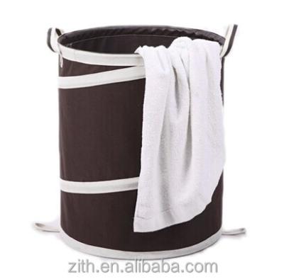 China Collapsible Waterproof Fabric Foldable Laundry Basket for sale