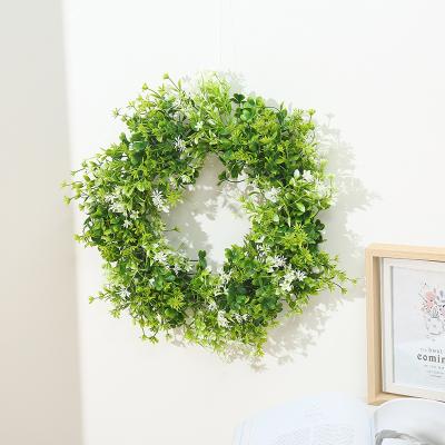 China Christams Home Decor Wholesale Artificial Flower Christmas Wreaths and Decorative Wreaths and Garlands Swags for sale