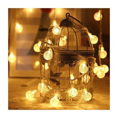 China New Christams Home Decoration Style Christmas Bulb Ball Led Outdoor String Christmas Garden Wedding Decoration Lights for sale