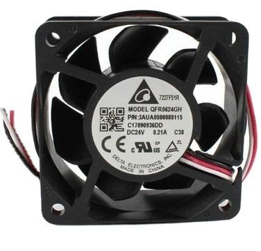 China 3 Wire Car Inverter Fan QFR0624SH 24V 0.15A 6025 for sale