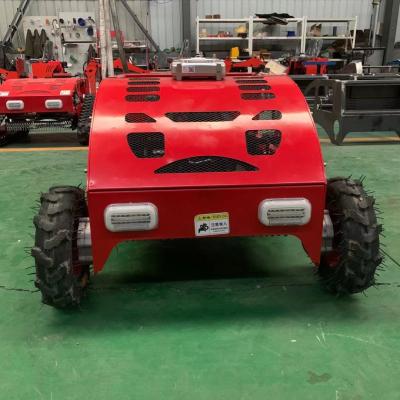 China new 2-Stroke Heng Xuan four-wheel drive lawn mower household equipment garden tools oil-electric hybrid crawler wheel mini lawn mower with for sale