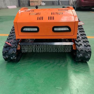 China 2-Stroke Heng Xuan crawler mini crawler oil-electric hybrid weeding tools remote control type mower pasture garden mower good helper household zu verkaufen